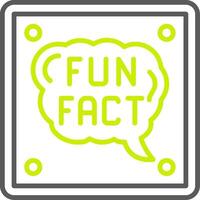 Fun Fact Elegant Design Token vector