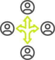 Flexibility Dynamic Visual Mark vector