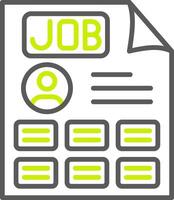 Job Artistic UI Component vector
