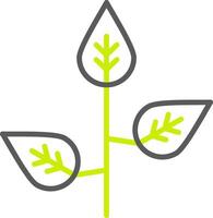 Leaf Sleek Icon Frame vector