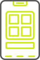 Smartphone Functional Web Symbol vector