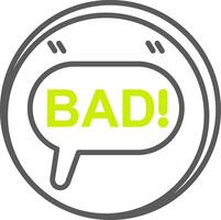 Bad Versatile Line Drawing vector