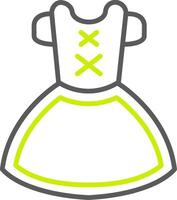 Dirndl Simple Web Tag vector