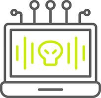 Hacker Professional Line Mark vector