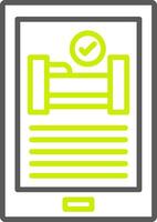 Online Reservation Smart Creative Piece vector