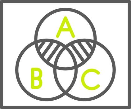 venn diagrama optimizado aplicación objeto vector