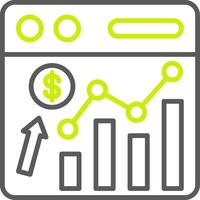 Web Analytics Dynamic Creative Piece vector