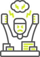 Angry Dynamic Creative Piece vector