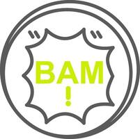 Bam Neutral Icon Unit vector