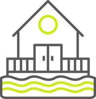 Beach Hut Versatile Design Token vector