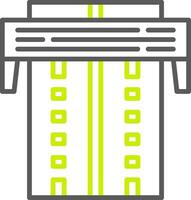 Motorway Minimalist UI Block vector