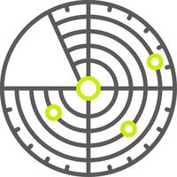 Radar Optimized Line Drawing vector