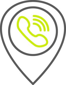 Call Responsive Grid Visual vector