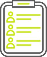 Shortlist Gradient Style Mark vector
