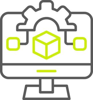 Algorithm Custom Creative Piece vector