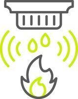 Fire Detector Dynamic App Object vector