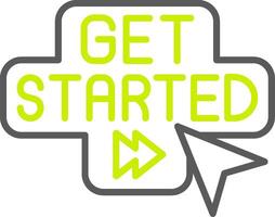 Start Gradient Style Mark vector