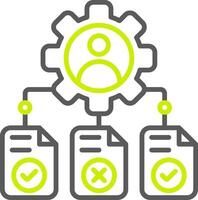 Task Shadowed Badge Graphic vector