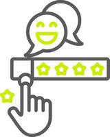 Best Customer Experience Clean Badge Asset vector