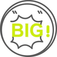Big Neutral Icon Unit vector