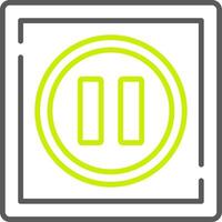 Pause Optimized Creative Piece vector