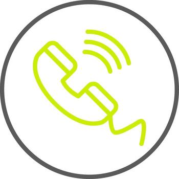 phone call Dynamic UI Module vector