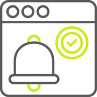 Reminder Minimalist UI Block vector