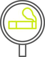 Smoking Area Elegant App Object vector