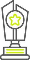 Trophy Star Neutral Icon Unit vector