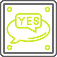 Yes Neutral Icon Unit vector