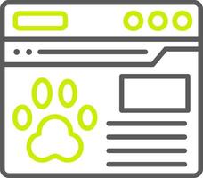 Website Mobile UX Object vector