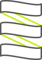 Zig Zag Optimized Visual Mark vector