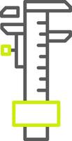 Caliper Simple Web Tag vector