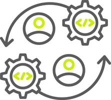 Collaboration Versatile Line Drawing vector