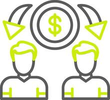 Negotiation Advanced Visual Mark vector