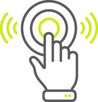Touch Sensor Smart Design Token vector