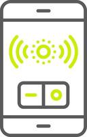 Ambient Sensor Custom Interface Symbol vector