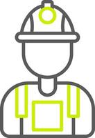 Worker Versatile Line Drawing vector