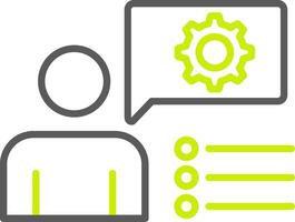 Chat Dynamic UI Symbol vector