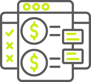 Pricing Dynamic Web Graphic vector