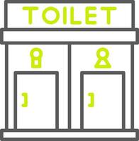 Toilet Minimal UX Part vector