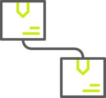 Connection Elegant Visual Mark vector