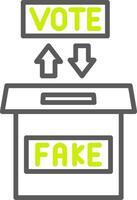 Fake Dynamic Visual Mark vector