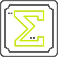 Summation NextGen Line Drawing vector