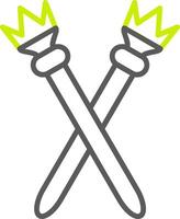 Scepter Streamlined Tech Badge vector
