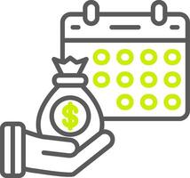 Salary Elegant Design Token vector