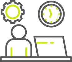 Work Time FutureReady App Mark vector