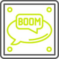 Boom Custom Visual Mark vector