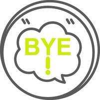 Bye Optimized Visual Mark vector