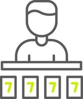 Croupier Minimal UX Part vector